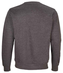 SOL'S Unisex Columbia Sweatshirt 03814 - 03814 Charcoal Marl Back