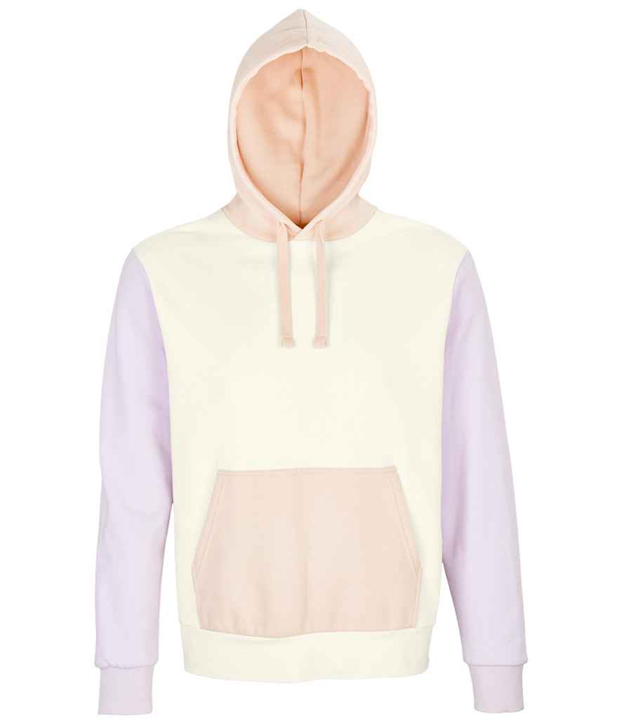 SOL'S Unisex Collins Organic Contrast Hoodie 03818 - Off White