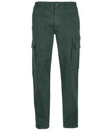 SOL'S Docker Stretch Cargo Trousers 03820 - Forest Green