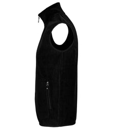 SOL'S Unisex Factor Recycled Micro Fleece Bodywarmer 03822 - 03822 Black Side