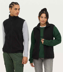 SOL'S Unisex Factor Recycled Micro Fleece Bodywarmer 03822 - 03822 Black Model