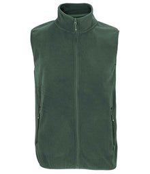 SOL'S Unisex Factor Recycled Micro Fleece Bodywarmer 03822 - Forest Green