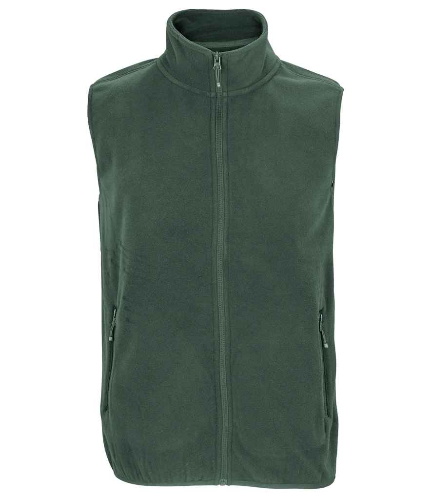 SOL'S Unisex Factor Recycled Micro Fleece Bodywarmer 03822 - Forest Green