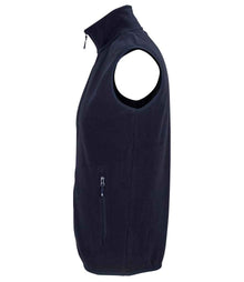 SOL'S Unisex Factor Recycled Micro Fleece Bodywarmer 03822 - 03822 Navy Side