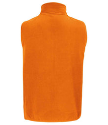 SOL'S Unisex Factor Recycled Micro Fleece Bodywarmer 03822 - 03822 Orange Back