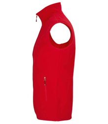 SOL'S Unisex Factor Recycled Micro Fleece Bodywarmer 03822 - 03822 Red Side