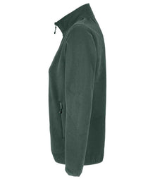 SOL'S Ladies Factor Recycled Micro Fleece Jacket 03824 - 03824 Forest Green Side