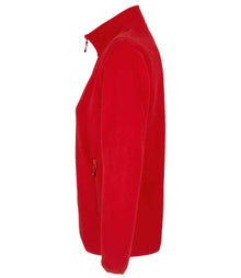 SOL'S Ladies Factor Recycled Micro Fleece Jacket 03824 - 03824 Red Side