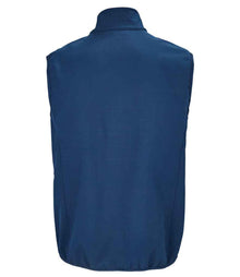 SOL'S Falcon Recycled Soft Shell Bodywarmer 03825 - 03825 Abyss Blue Back
