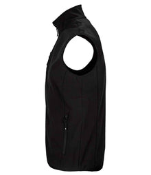 SOL'S Falcon Recycled Soft Shell Bodywarmer 03825 - 03825 Black Side