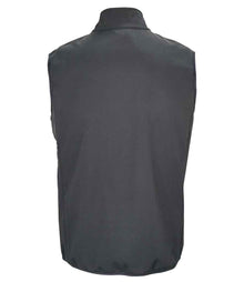 SOL'S Falcon Recycled Soft Shell Bodywarmer 03825 - 03825 Charcoal Back