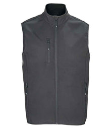SOL'S Falcon Recycled Soft Shell Bodywarmer 03825 - Charcoal