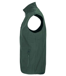 SOL'S Falcon Recycled Soft Shell Bodywarmer 03825 - 03825 Forest Green Side
