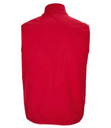 SOL'S Falcon Recycled Soft Shell Bodywarmer 03825 - 03825 Pepper Red Back