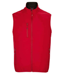 SOL'S Falcon Recycled Soft Shell Bodywarmer 03825 - Pepper Red