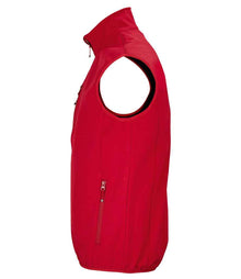 SOL'S Falcon Recycled Soft Shell Bodywarmer 03825 - 03825 Pepper Red Side