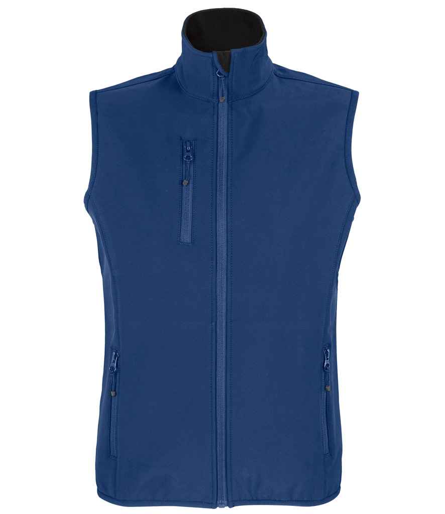 SOL'S Ladies Falcon Recycled Soft Shell Bodywarmer 03826 - Abyss Blue