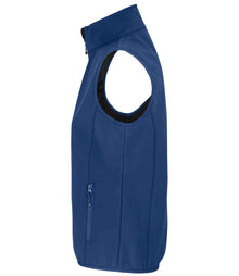 SOL'S Ladies Falcon Recycled Soft Shell Bodywarmer 03826 - 03826 Abyss Blue Side
