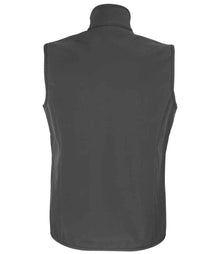 SOL'S Ladies Falcon Recycled Soft Shell Bodywarmer 03826 - 03826 Charcoal Back