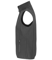 SOL'S Ladies Falcon Recycled Soft Shell Bodywarmer 03826 - 03826 Charcoal Side