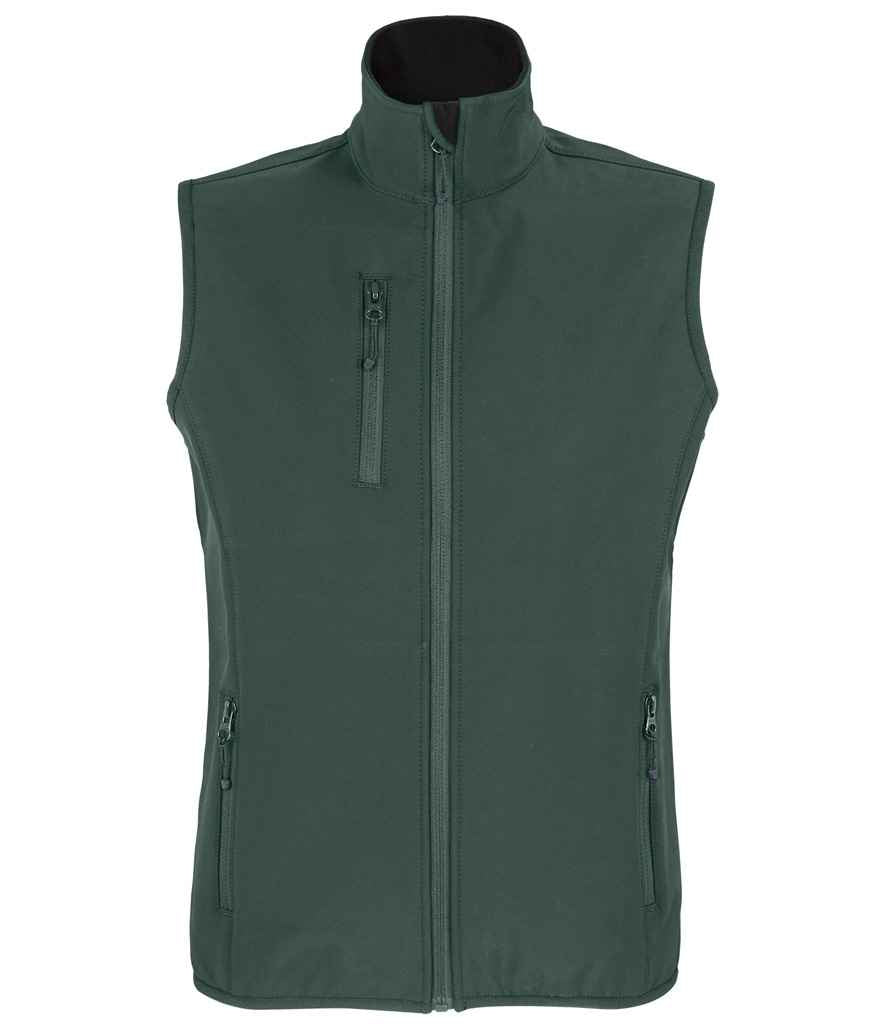 SOL'S Ladies Falcon Recycled Soft Shell Bodywarmer 03826 - Forest Green