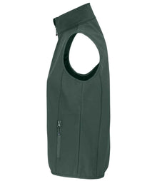 SOL'S Ladies Falcon Recycled Soft Shell Bodywarmer 03826 - 03826 Forest Green Side