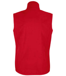 SOL'S Ladies Falcon Recycled Soft Shell Bodywarmer 03826 - 03826 Pepper Red Back