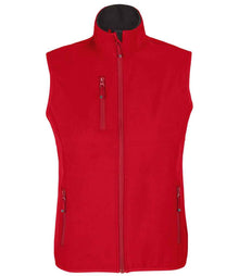 SOL'S Ladies Falcon Recycled Soft Shell Bodywarmer 03826 - Pepper Red