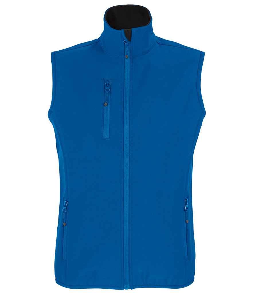 SOL'S Ladies Falcon Recycled Soft Shell Bodywarmer 03826 - Royal Blue
