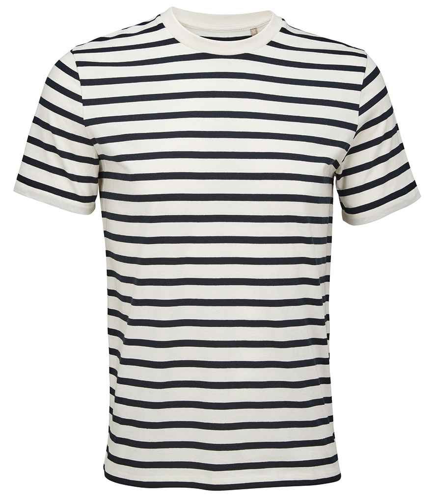 SOL'S Unisex Legend Organic T-Shirt 03981 - Off White/Navy