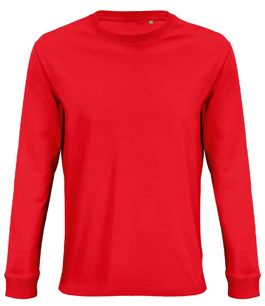 SOL'S Unisex Pioneer Long Sleeve T-Shirt 03982 - Bright Red