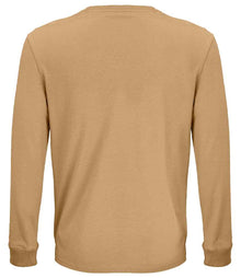 SOL'S Unisex Pioneer Long Sleeve T-Shirt 03982 - 03982 Dark Beige Back