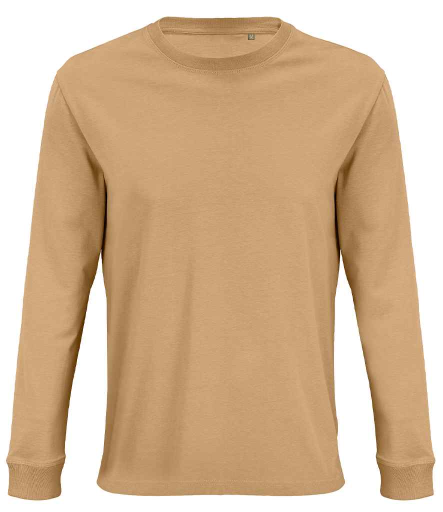 SOL'S Unisex Pioneer Long Sleeve T-Shirt 03982 - Dark Beige