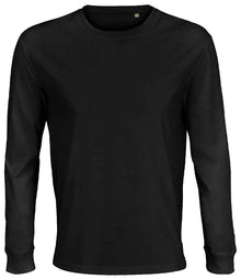SOL'S Unisex Pioneer Long Sleeve T-Shirt 03982 - Deep Black