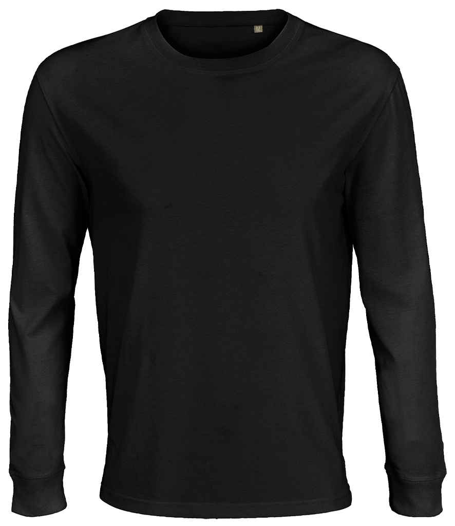 SOL'S Unisex Pioneer Long Sleeve T-Shirt 03982 - Deep Black
