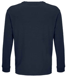 SOL'S Unisex Pioneer Long Sleeve T-Shirt 03982 - 03982 French Navy Back