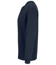 SOL'S Unisex Pioneer Long Sleeve T-Shirt 03982 - 03982 French Navy Side