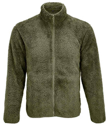SOL'S Unisex Finch Fluffy Jacket 04022 - Army