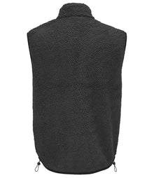 SOL'S Unisex Fury Sherpa Bodywarmer 04041 - 04041 Carbon Grey/Black Back