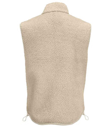 SOL'S Unisex Fury Sherpa Bodywarmer 04041 - 04041 Shear Beige/Beige Back