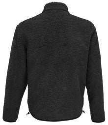 SOL'S Unisex Fury Sherpa Jacket 04042 - 04042 Carbon Grey/Black Back