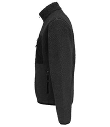 SOL'S Unisex Fury Sherpa Jacket 04042 - 04042 Carbon Grey/Black Side
