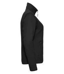Russell Athletic Ladies Smart Soft Shell Jacket 040F - 040F Black Side