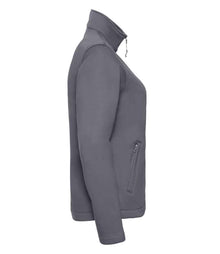 Russell Athletic Ladies Smart Soft Shell Jacket 040F - 040F Convoy Grey Side