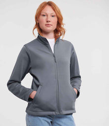 Russell Athletic Ladies Smart Soft Shell Jacket 040F - 040F Convoy Grey Model