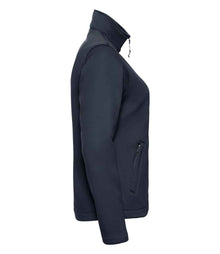 Russell Athletic Ladies Smart Soft Shell Jacket 040F - 040F French Navy Side