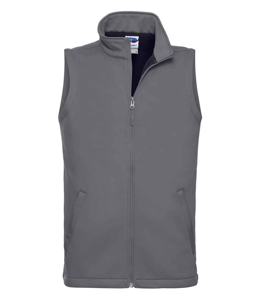 Russell Athletic Smart Soft Shell Gilet 041M - Convoy Grey