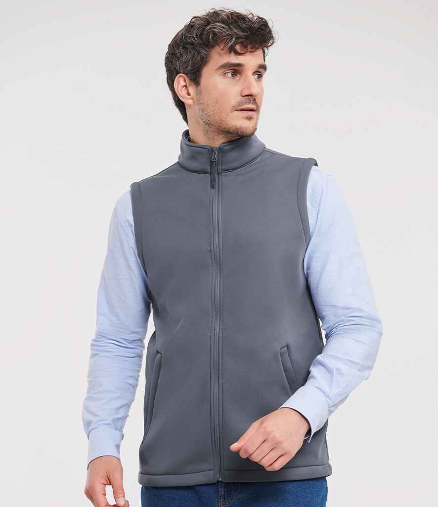 Russell Athletic Smart Soft Shell Gilet 041M - 041M Convoy Grey Model