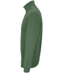 SOL'S Unisex Conrad 1/4 Zip Sweatshirt 04234 - 04234 Bottle Green Side