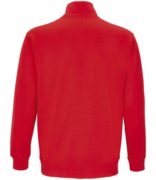 SOL'S Unisex Conrad 1/4 Zip Sweatshirt 04234 - 04234 Bright Red Back